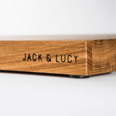 Jack & Lucy Essentials Schneidebrett stationary S 33x22 cm - Eiche-Stirnholz