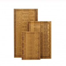 Jack & Lucy Essentials Schneidebrett L 60x29,5 cmmit Saftrille - Eiche-Stirnholz