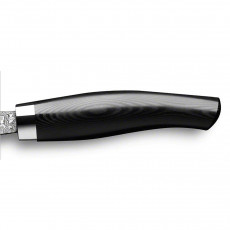 Nesmuk Exklusiv C 90 Damast Brotmesser 27 cm - Griff Micarta schwarz