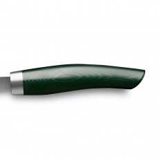Nesmuk Janus Slicer 26 cm - Niobstahl mit DLC-Beschichtung - Griff Micarta grün