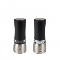Peugeot Daman U'Select Duo Pfeffer- + Salzmühle elektrisch 16 cm Acryl - Zirlion-Mahlwerk