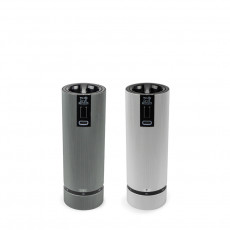 Peugeot Line Duo Pfeffer- + Salzmühle elektrisch 15 cm Aluminium - Stahlmahlwerk