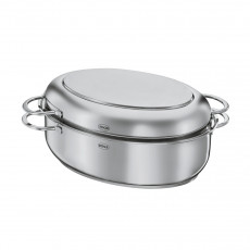 Rösle Pureelements Bräter oval mit Deckel 42 x 31,5 cm
