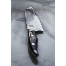 KAI Shun Nagare Brotmesser 23 cm - Damaststahl - Griff Pakkaholz