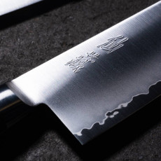 Suncraft Professional Santoku 16,5 cm - SG-2 Pulverstahl - Griff Pakkaholz