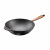 Skeppshult Walnuss Wok 32 cm - Gusseisen mit Walnussholzgriff