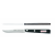 Güde Universalmesser 10 cm - Edelstahl - schwarz-weißem Griff