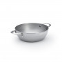 de Buyer Mineral B tiefe Bauernpfanne 28 cm - Eisen mit Bienenwachsbeschichtung - Henkelgriffen