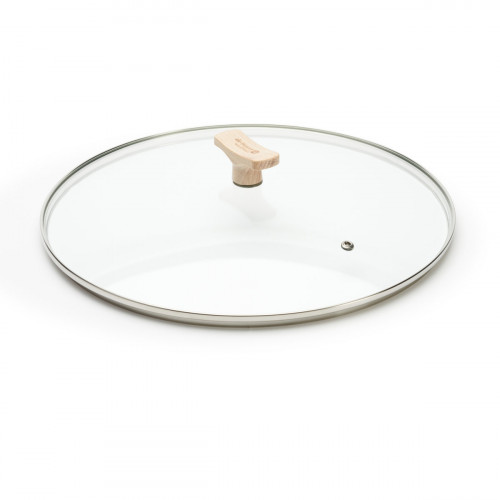 de Buyer Universeller Glasdeckel  32 cm mit Holzgriff