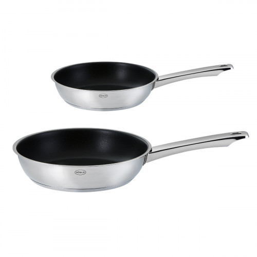 Rösle Moments Frying Pan Set 2-piece with black ProPlex non-stick coating