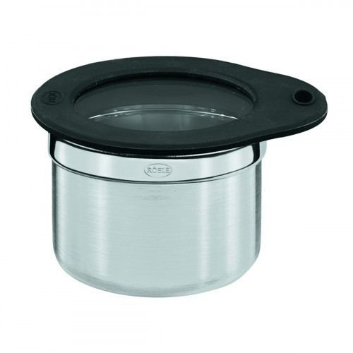Rösle canister 8 cm / 0.3 L with glass freshness lid