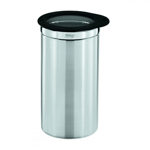 Rösle coffee canister 20 cm with glass freshness lid for 500 g of coffee