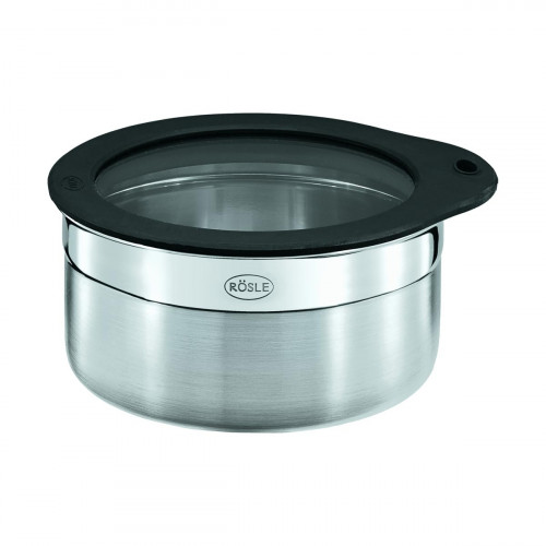 Rösle canister 12 cm / 0.7 L with glass freshness lid