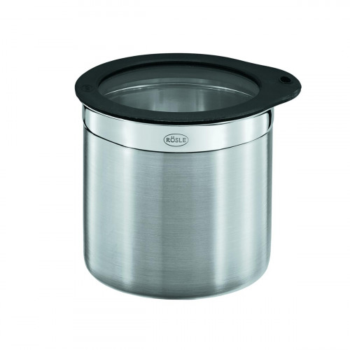 Rösle canister 12 cm / 1.4 L with glass freshness lid