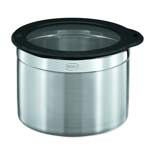 Rösle canister 16 cm / 2.4 L with glass freshness lid