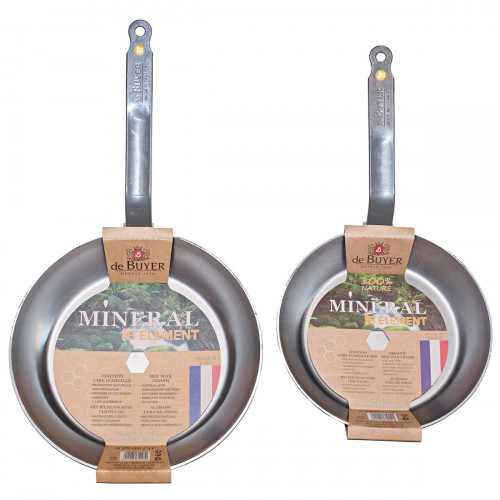 de Buyer Mineral B Pfannen-Set 2-teilig 28 cm / 24 cm