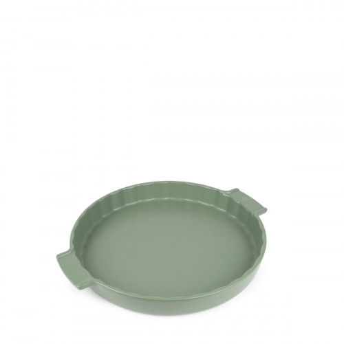 Peugeot Appolia Tarteform 30 cm olivgrün - Keramik