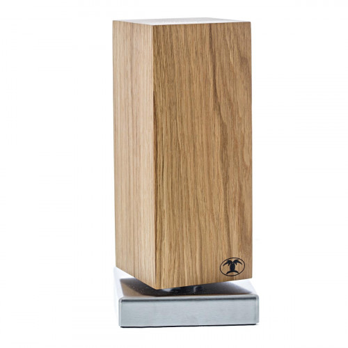 Blockwerk Monolith Magnetic Knife Block - Oak Wood with Stainless Steel Base