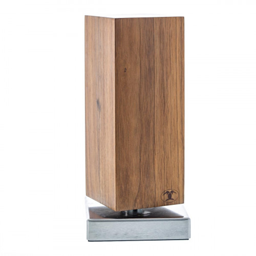 Blockwerk Monolith Magnetic Knife Block - Walnut Wood with Stainless Steel Base