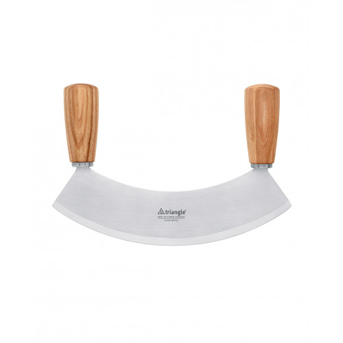 triangle Soul rocking knife 23 cm single-edged hardened - stainless steel - handles made of core ash