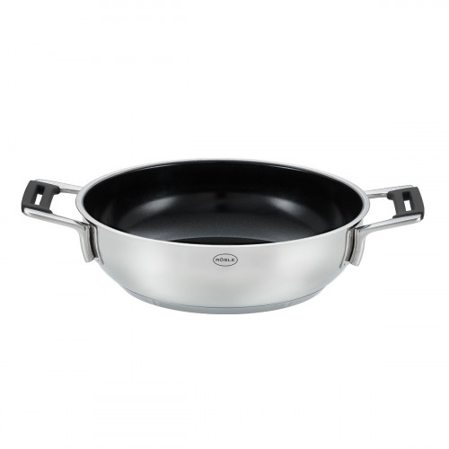 Rösle Silence PRO 28 cm serving pan with ProCeraPlus non-stick coating - stainless steel