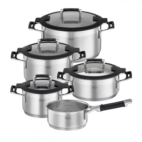 Rösle Topf-Set Silence PRO 5-teilig - Edelstahl