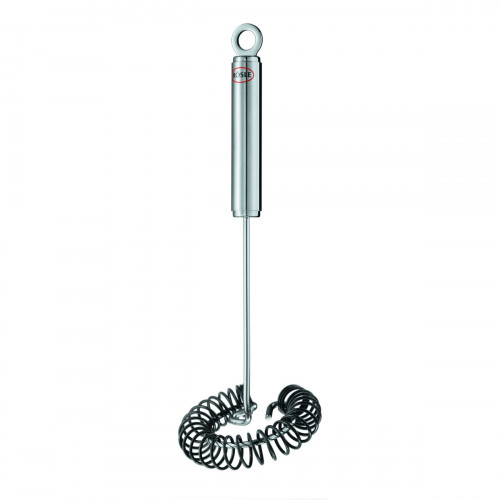 Rösle spiral whisk 27 cm with round handle - stainless steel with silicone coating