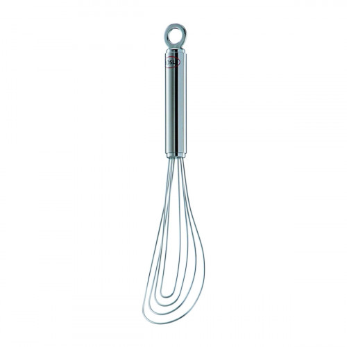 Rösle Plate Whisk 22 cm with Round Handle - Stainless Steel