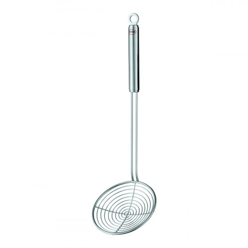 Rösle Straining Spoon 14 cm with Round Handle - Stainless Steel