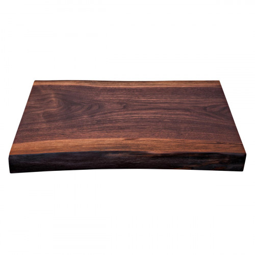 KAI cutting board in natural plank shape - walnut wood