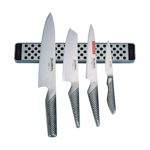 Global G-251138 / M30 Knife Set 5-piece including magnetic strip