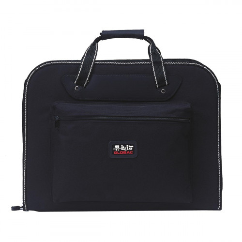 Global G-667/PRO knife bag / cooking accessory bag with 2 compartments for up to 25 knives