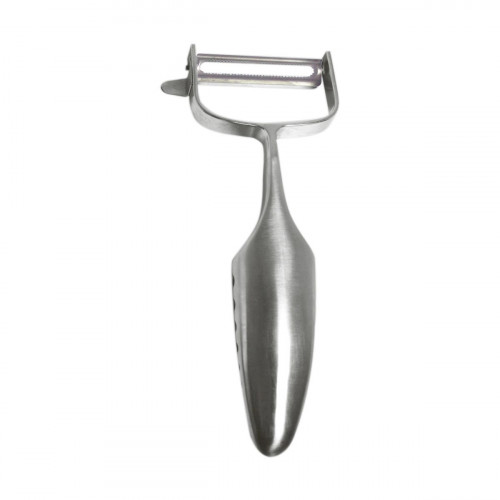 Global GS-69 Peeler with crosswise serrated blade - stainless steel