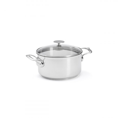 de Buyer Milady Roasting Pot 20 cm / 3.0 L - Stainless Steel with Capsule Bottom