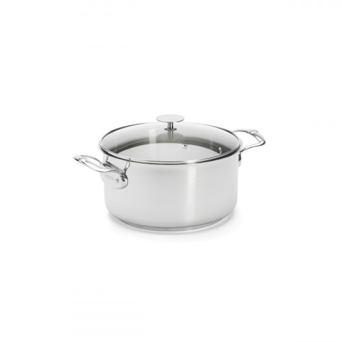 de Buyer Milady Roasting Pot 24 cm / 5.4 L - Stainless Steel with Capsule Bottom