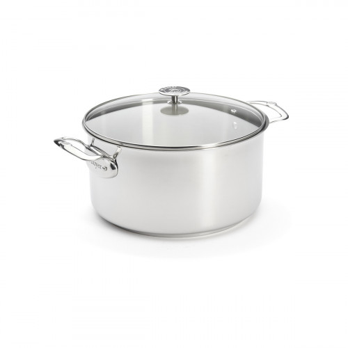 de Buyer Milady Roasting Pot 28 cm / 8.0 L - Stainless Steel with Capsule Bottom