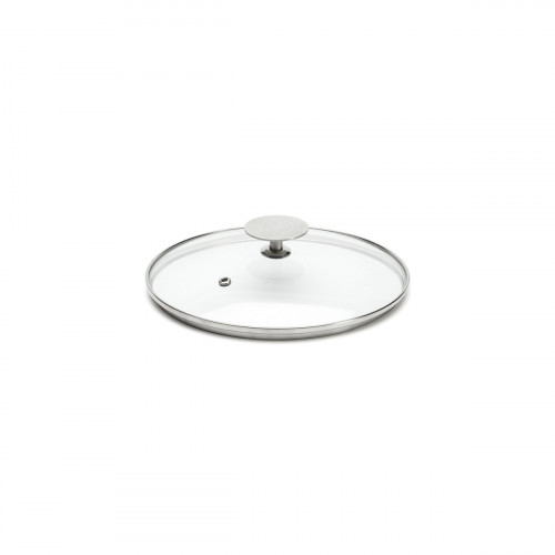 de Buyer glass lid 18 cm with stainless steel knob