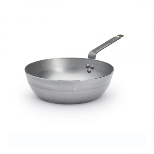 de Buyer Mineral B deep farmhouse pan 28 cm - iron with beeswax coating - strip steel handle