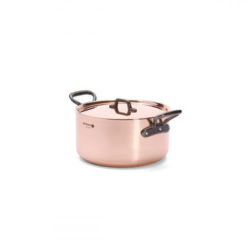 de Buyer Inocuivre Braising Pot 24 cm / 5.4 L - Copper with Cast Iron Handles