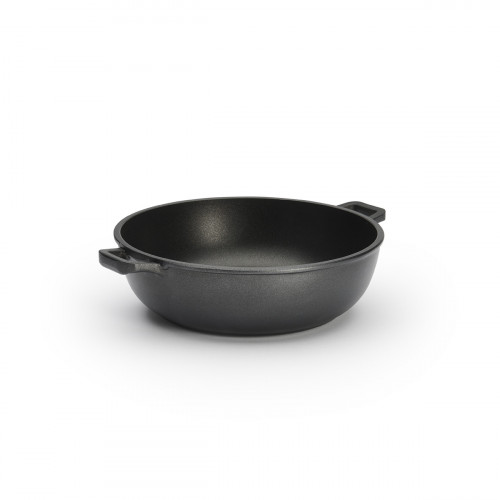 de Buyer Choc Extreme Sauteuse 24 cm with non-stick coating & handle grips - cast aluminum