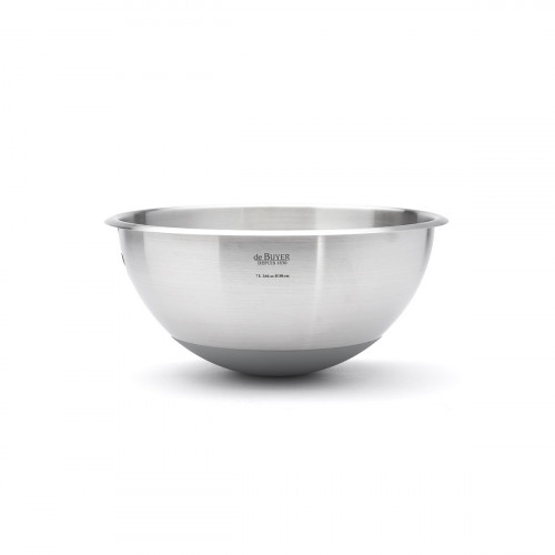 de Buyer Whisking Bowl 30 cm / 7.0 L - Stainless Steel with Silicone