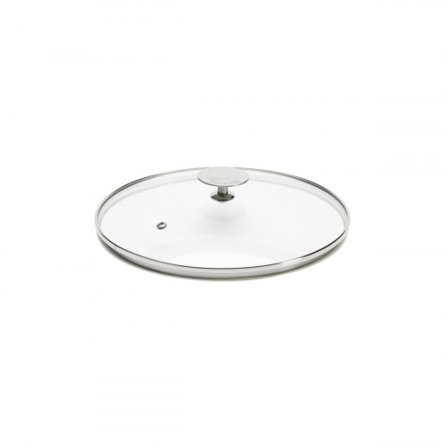 de Buyer glass lid 28 cm with stainless steel knob