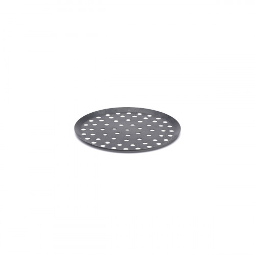 de Buyer baking sheet 24 cm round / perforated - blue steel