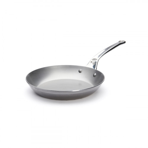 de Buyer Mineral B PRO pan 24 cm - iron with beeswax coating - stainless steel handle