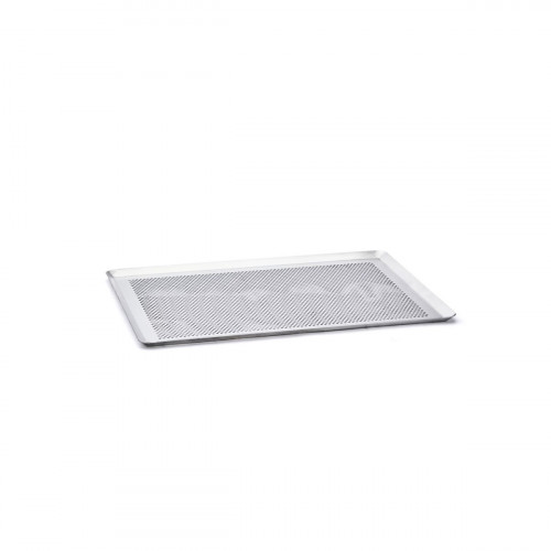 de Buyer baking sheet 40x30 cm perforated / with slanted edges - aluminum