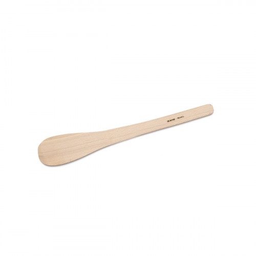 de Buyer B Bois Spatula 30 cm with Round Edge - Beechwood with Beeswax Finish