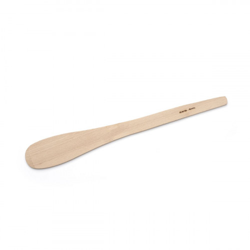 de Buyer B Bois Spatula 35 cm with rounded edge - beech wood with beeswax finish