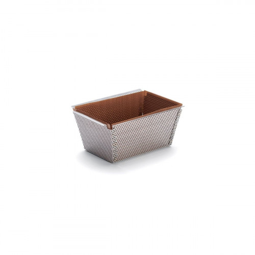 de Buyer Air-System Cake Pan 15x8.6 cm with Baking Separation Film - Perforated Stainless Steel