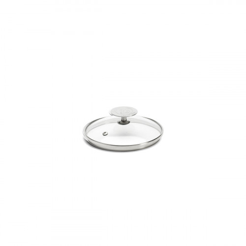 de Buyer glass lid 14 cm with stainless steel knob