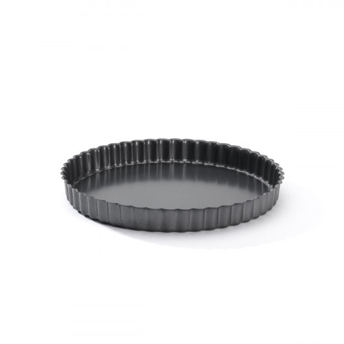 de Buyer tart pan 24 cm with removable bottom - steel with non-stick coating